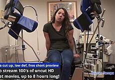 open wide selena perez for dr tampa's deepthroat gag on backstage shower latex choking handjob