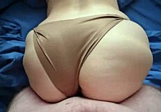 big ass girl slurps cock before rough doggystyle and creampie pounding?