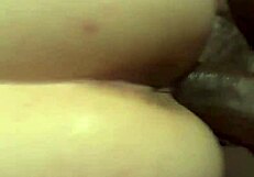 Amateur milf's huge ass gets interracial pounding from bbc boyfriend!