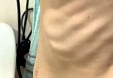 imagine my wife's obscene petite body and sensitive nipples in raw creampie sex