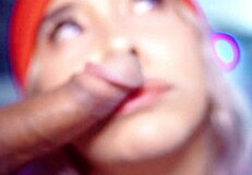 This cute colombian bbw craves cock wrapped around her lips daily