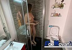 Pornovatas Crew Fucks Huge Tits Blonde in Barcelona Hotel Bathroom Orgy