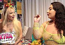 hey Agatha Ludovino spills on anal fruit fair 2 check her full sheer red interview