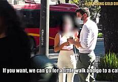 Super elegant 18yo Colombian teen tricked into dreamy hardcore sex with old guy