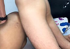 Indian Stepmom Lets Horny Son Stroke and Fuck Her Huge Tits