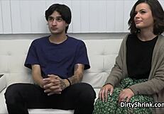 office counseling session spied on turns hardcore milf blowjob threesome