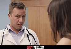 why does this pregnant cheating wife deepthroat the gynecologist's cock while hubby's waiting outside?