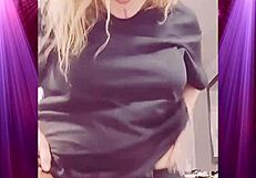 wanna see my booty shake in boyfriend's tight clothes?