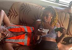 Hey colleagues let's fuck this skinny ebony tattooed beauty group