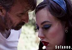 Whitney Wright Takes Double Penetration at Family Barbeque