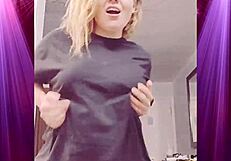 wanna see my booty shake in boyfriend's tight clothes?