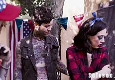 Whitney Wright Takes Double Penetration at Family Barbeque