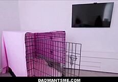 Petite Latina Teen Begs Stepdad's Monster Cock for No Punishment Orgasms