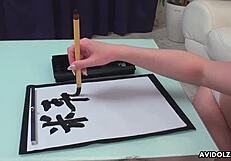 Japanese Babe Renka Shimizu Sucks Huge Cock Uncensored Blowjob Lingerie!