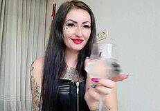 dominatrix nika spits relentlessly humiliating you dirty boy under her total control