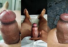 check out my small dick cumshots and my girl's wet pussy masturbation