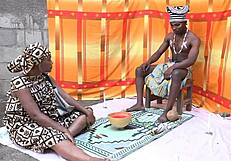 ebony babe's big ass tits get vaginal exam massage and public workout in casting interview