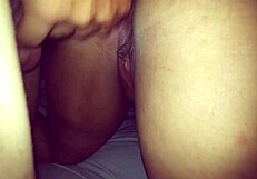Big ass wife moans loud as muscular lover fucks her doggystyle while hubby films threesome