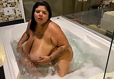 Mary Jhuana Sucks Cock at Hotel Then Swallows Prostitute Load After Pounding