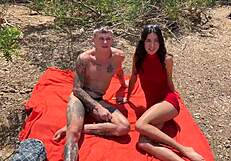 strangers bang her hard right on crowded public beach