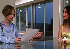 Jane Wilde Lilly Bell Spank Sitter into Shivering Lesbian Ecstasy