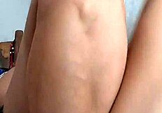 mature blonde milf with huge natural tits and big pussy lips masturbates her nipples dripping wet