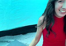 strangers bang her hard right on crowded public beach