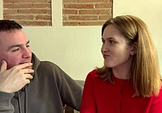 behind the scenes una fairy licks andres acosta in backstage hairy pussy action