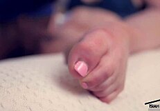 watch this busty goddess rub her clit to orgasm on bbc