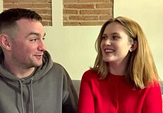 behind the scenes una fairy licks andres acosta in backstage hairy pussy action