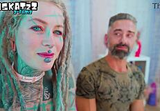 omg this hippie goth takes huge cock anal to mouth gape facial