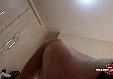 Melody Antunes masturbates pink pussy with toys on webcam