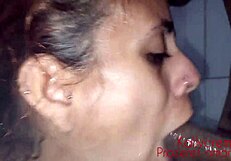 milf submissa craves her master's deep wet blowjob with creamy facial