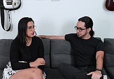 whoa kylei ellish's first time blowing and banging that huge cock bareback