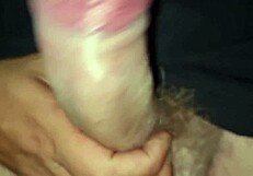 solo guy moans loudly jerking enormous cock for immense pov cumshot and intense orgasm