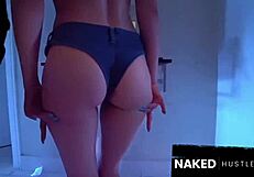 European Blonde Model Fucks Big Black Cock Outdoors Florida