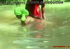 ever seen ebony wife fuck pastor at baptism close up creampie?