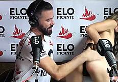 Alessa kitty teases in spicy room casting interview with colombian heat