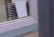 Hot wife tight ass spied showering then bed ass fuck creampie deep inside