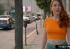 Vixenplus Redhead College Student Gapes Ass Fucked Cowgirl Doggystyle Facial Squirt!