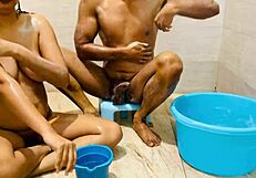 stepmom gifts bathroom fuck after cold bath denial dirty talk moan