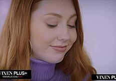 Vixenplus Redhead College Student Gapes Ass Fucked Cowgirl Doggystyle Facial Squirt!