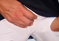 solo guy moans loudly jerking enormous cock for immense pov cumshot and intense orgasm