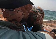 Hot Desert Beach Orgy with Slutty Girls Bareback Fucking