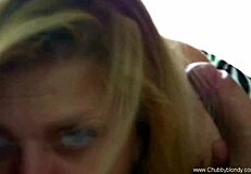 Italian Amateur BBW Housewife Sucks Cock Then Fucks Bent Over Eagerly