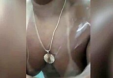 woman enjoys steamy bath soaking wet skin relaxing muscles deeply