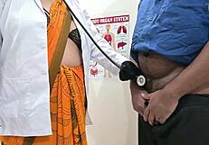 hey patient want this sexy bangladeshi doctor's handjob in hospital group fun?