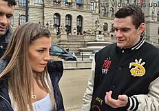 Fake pool 3on1 with silvia dellai dap dp pee drink shower balls deep!