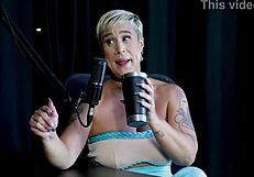 milf grabs the guy who went soft before just joana in sheer red public mix