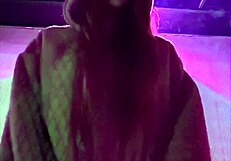 artemisia love chills outdoors puffing her cigarette sexy style